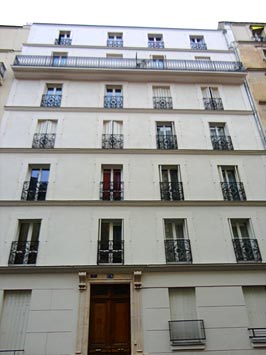 Façade en chaux et sable à l'ancienne - Ville de paris